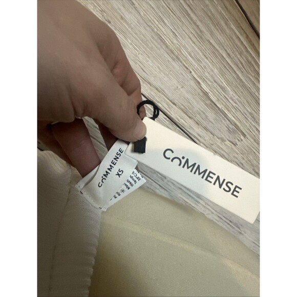NWT Commense Minimalism Contrast Trim Sweater Vest Sz XS - Picture 7 of 9